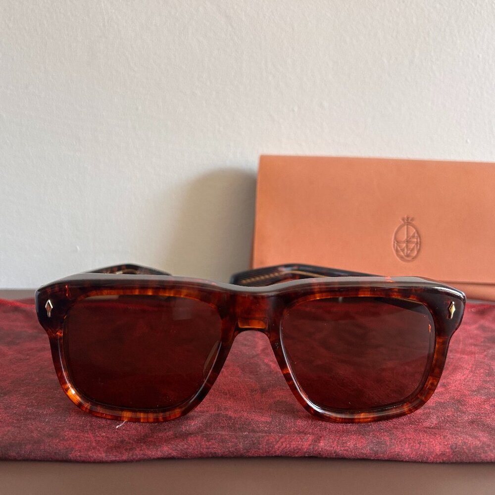 Auth Jacques Marie Mage Yves Sunglasses Breccia